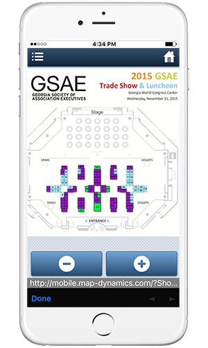 GSAE app with Map Dynamics